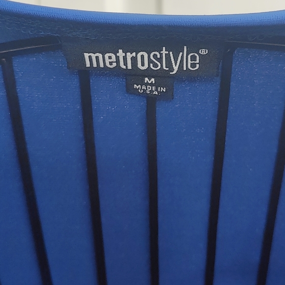 MetroStyle - Women's Blouse - Blue - Size Medium - Picture 4 of 8